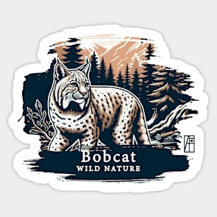 Bobcat - WILD NATURE - BOBCAT -8 Sticker